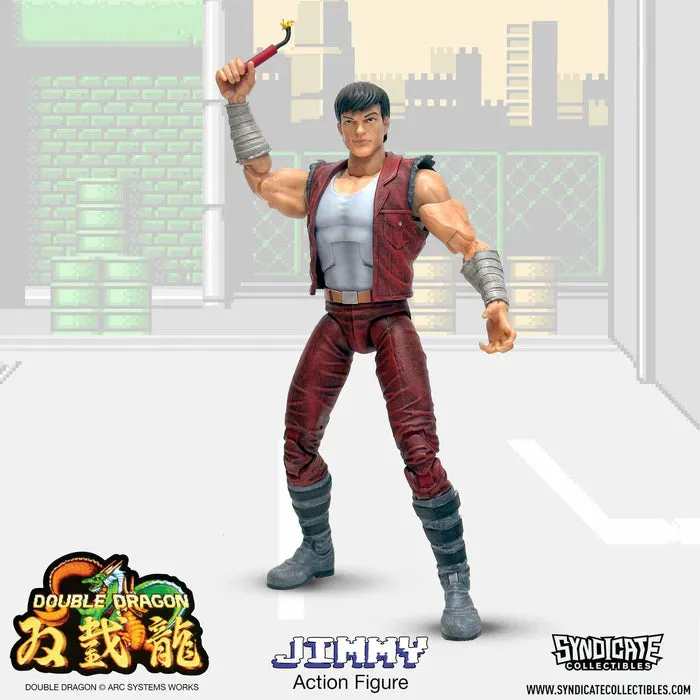 Double Dragon Jimmy Lee 7" Inch Deluxe Action Figure - Syndicate Collectibles