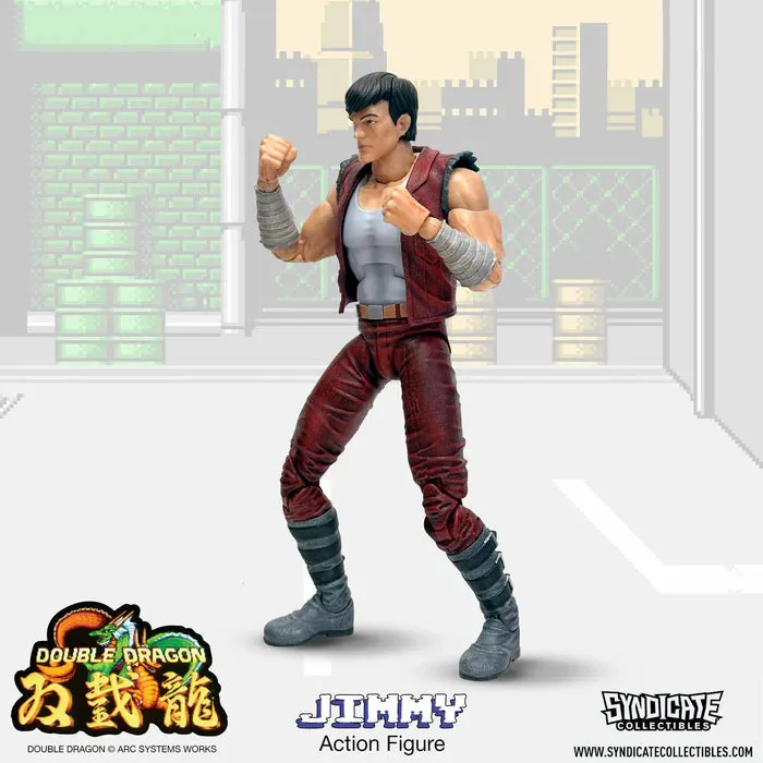 Double Dragon Jimmy Lee 7" Inch Deluxe Action Figure - Syndicate Collectibles