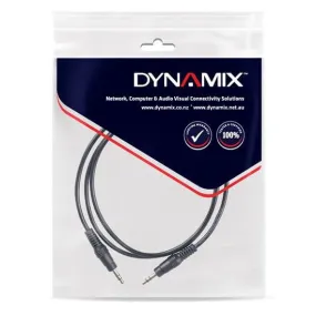 DYNAMIX 2M Stereo 3.5mm Plug Male to Male Cable