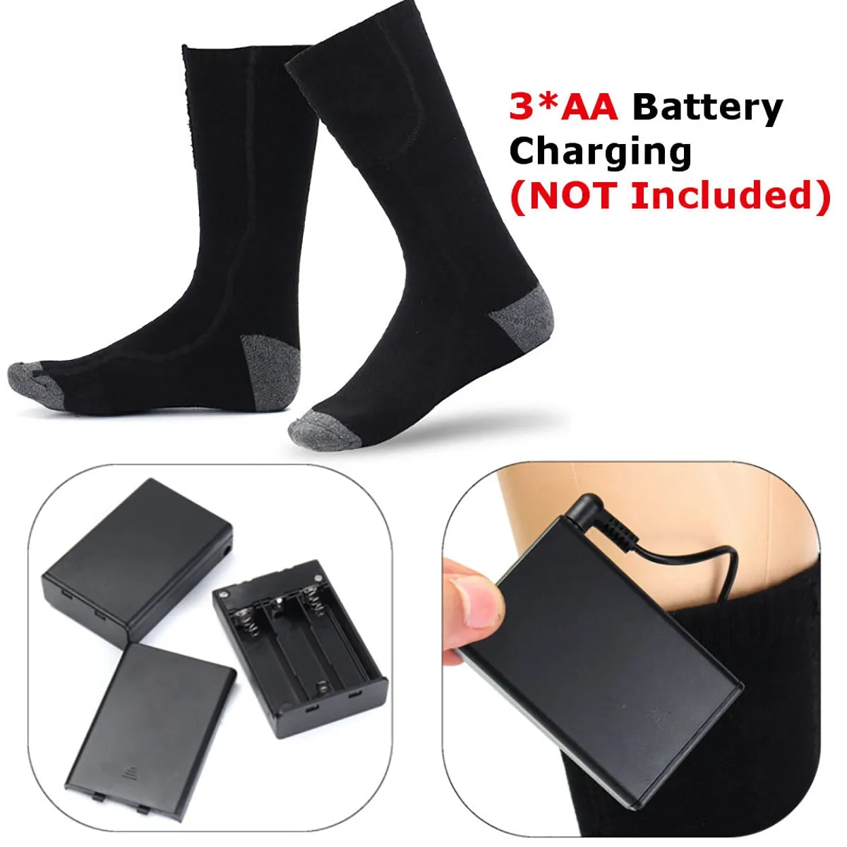 Electric Heater Socks -Men/ Women