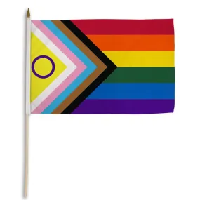 Flags Importer 12" x 18" Inclusive Pride Stick Flag