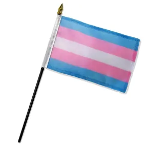 Flags Importer 4" x 6" Transgender Stick Pride Flag