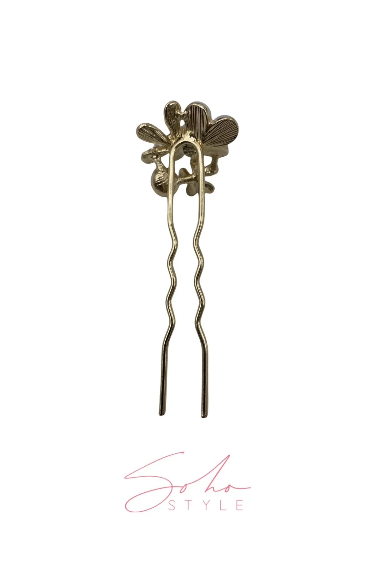 Floral Pearl Cluster Hair Stick