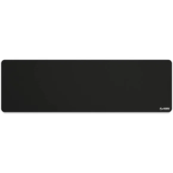 Glorious Extended Gaming Mouse Pad/Mat - Long Black Cloth Mousepad, Stitched Edges | 11"x36" (G-E)