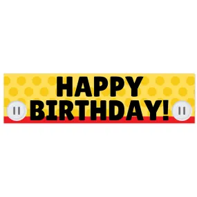 Happy Birthday Boy Mouse To-Go Banner 50" x 13" | 1ct