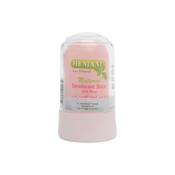 HEMANI NATURAL DEODORANT STICK WITH ROSE 70GM