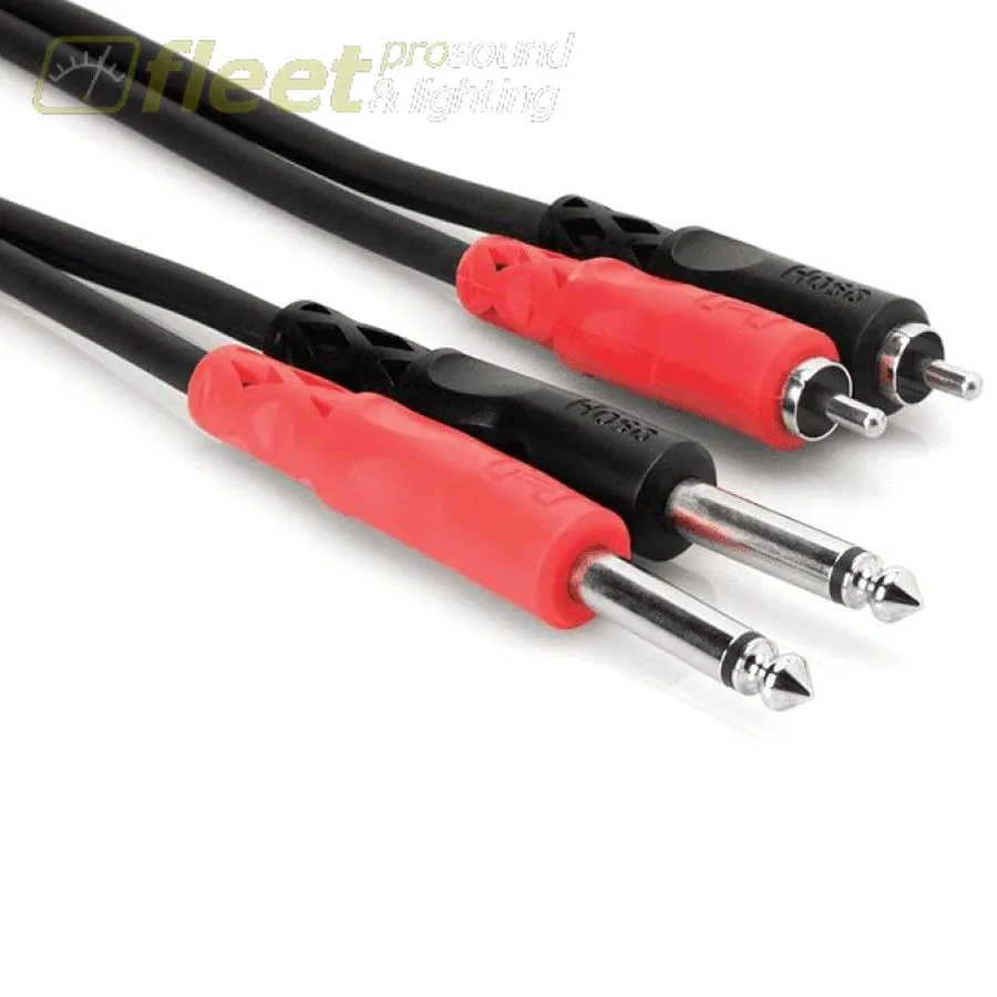 Hosa CPR-204 RCA to 1/4 Cable x 2 - 4 meters (13.2" FT)