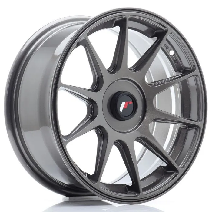 JAPAN RACING - JR WHEELS JR11 16X7 ET30 CUSTOM PCD HYPER GREY