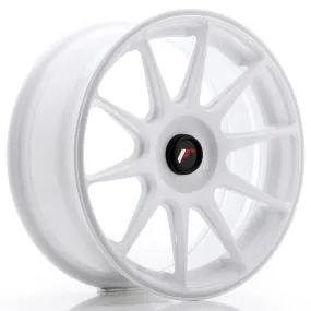 JAPAN RACING - JR WHEELS JR11 17X7.25 ET35-40 CUSTOM PCD WHITE