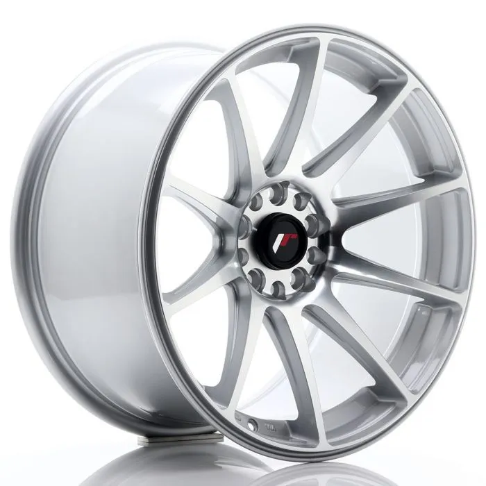 JAPAN RACING - JR WHEELS JR11 18X9.5 ET30 5X112/114.3 MACHINED SILVER