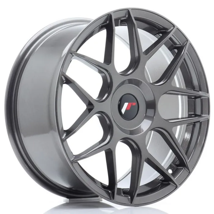 JAPAN RACING - JR WHEELS JR18 18X8.5 ET35-45 CUSTOM PCD HYPER GREY