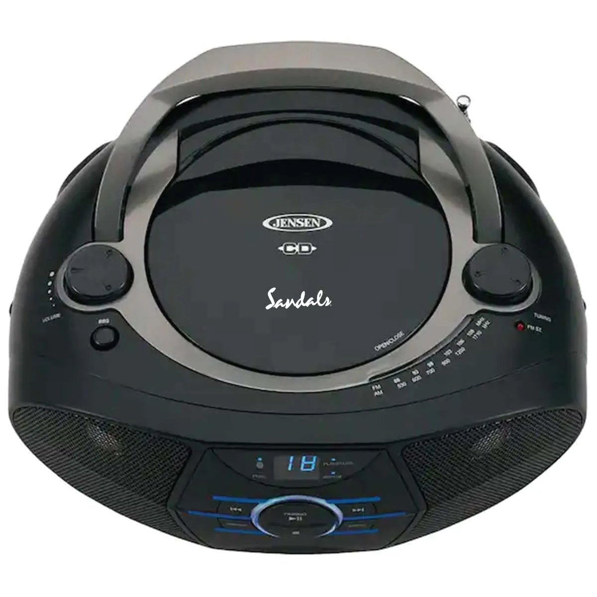 Jensen Audio Portable Stereo CD Player with Stereo Radio and Bluetooth