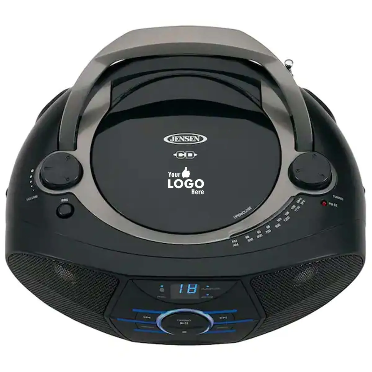 Jensen Audio Portable Stereo CD Player with Stereo Radio and Bluetooth