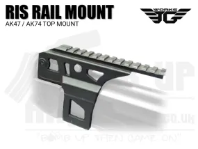 JG AK47 and AK74 RIS Rail Top Mount