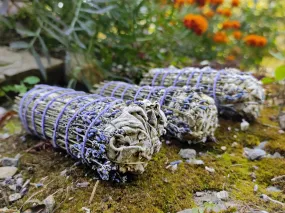 Lavender and White Sage Smudge Sticks