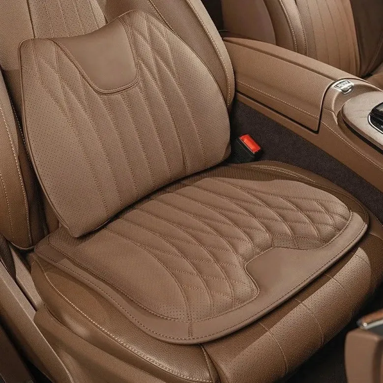 Leather Breathable Comfy Premium Car Seat Cushion