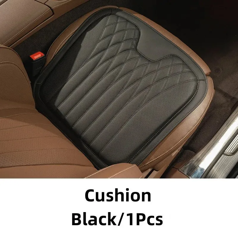 Leather Breathable Comfy Premium Car Seat Cushion