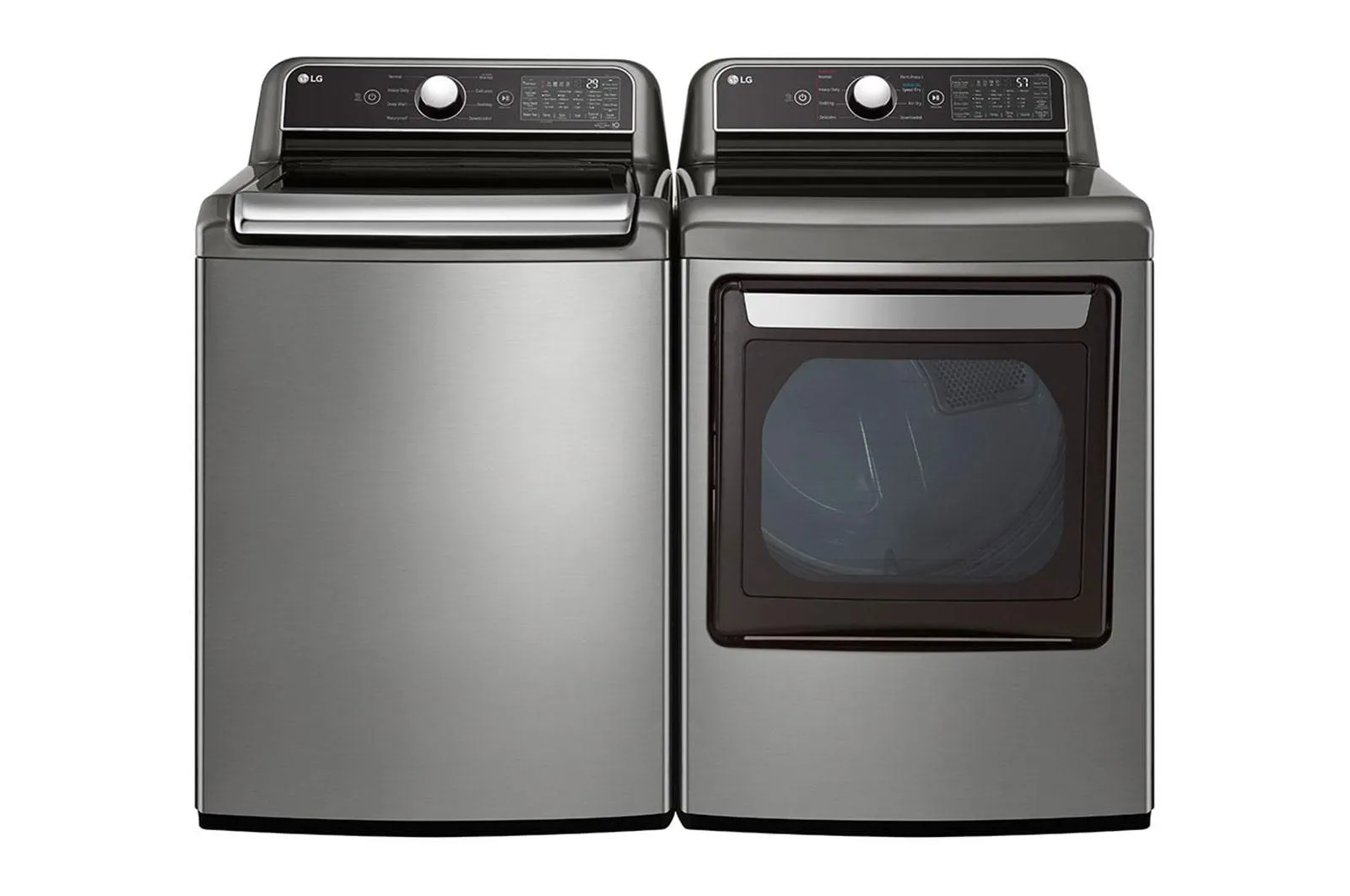 Lg 7.3 cu. ft. Ultra Large Capacity Smart wi-fi Enabled Rear Control Electric Dryer with EasyLoad™ Door