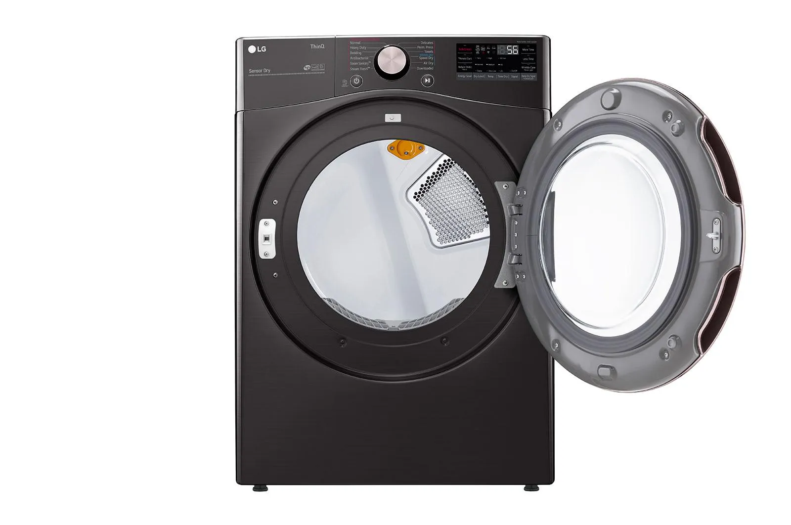 Lg DLEX4000B 7.4 cu. ft. Ultra Large Capacity Smart wi-fi Enabled Front Load Electric Dryer with TurboSteam™ and Built-In Intelligence