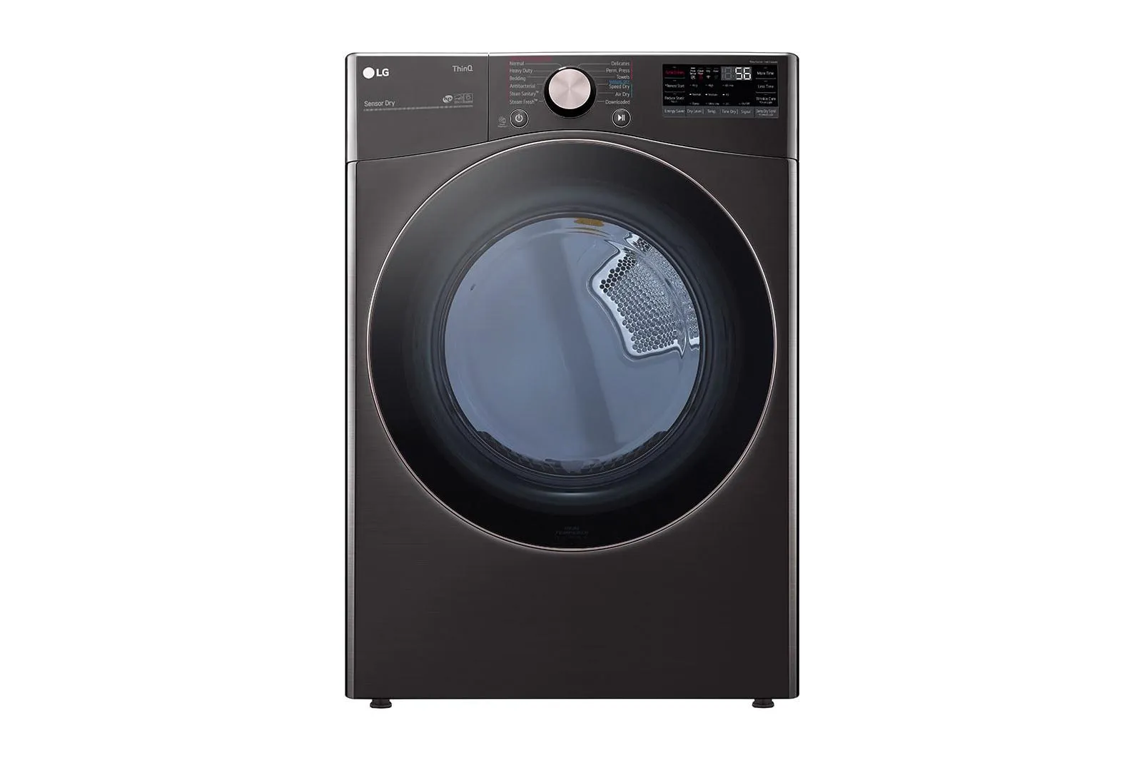 Lg DLEX4000B 7.4 cu. ft. Ultra Large Capacity Smart wi-fi Enabled Front Load Electric Dryer with TurboSteam™ and Built-In Intelligence