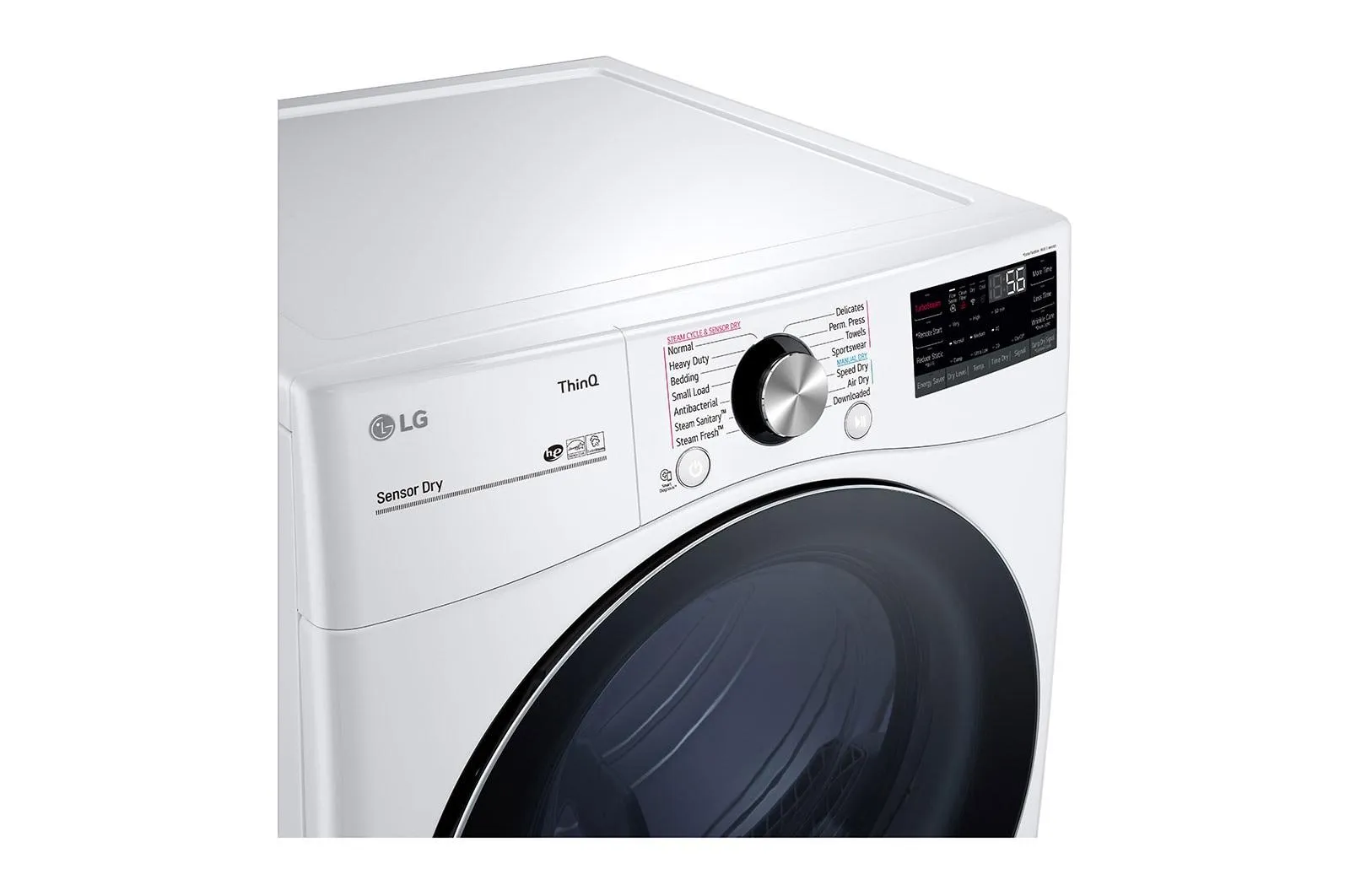 Lg DLGX4201W 7.4 cu. ft. Ultra Large Capacity Smart wi-fi Enabled Front Load Gas Dryer with TurboSteam™ and Built-In Intelligence