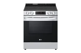 Lg LSEL6331F 6.3 cu ft. Smart Wi-Fi Enabled Electric Slide-in Range with EasyClean®