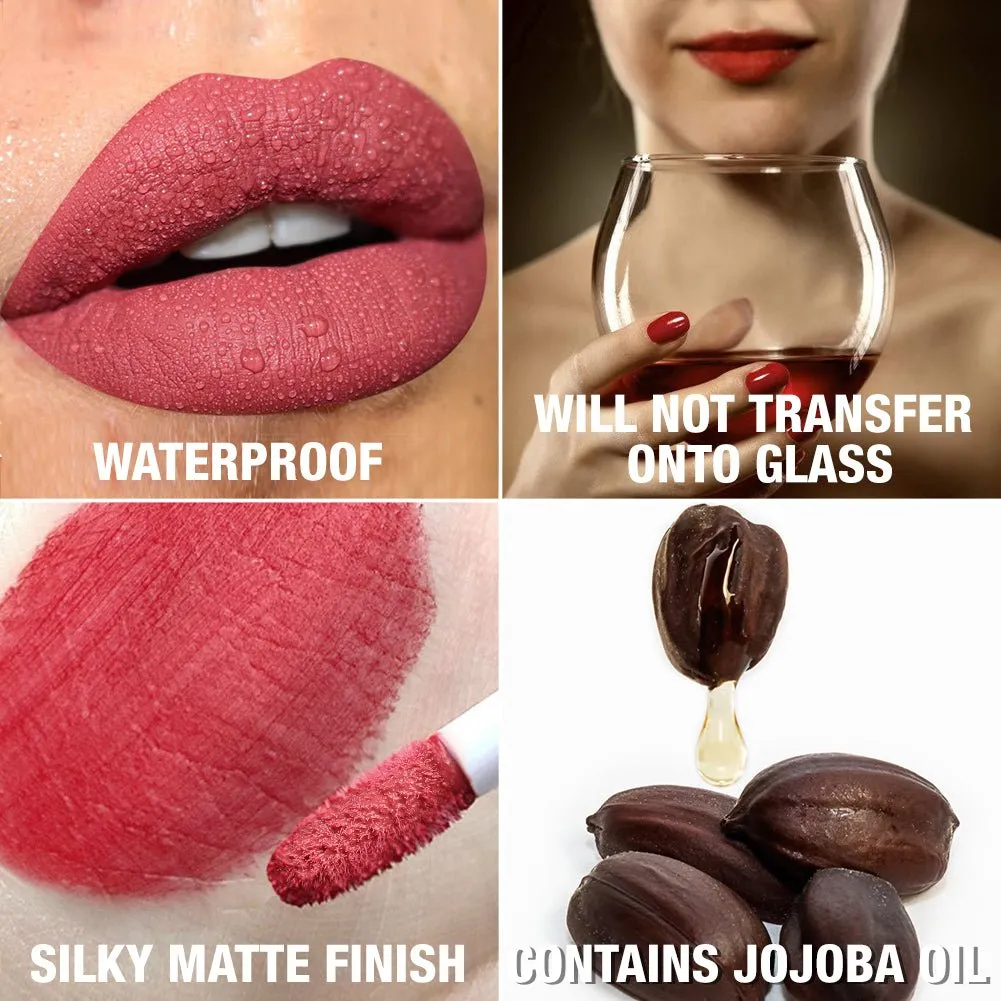 Matte Lip Stains - 01 Kiss Me Now