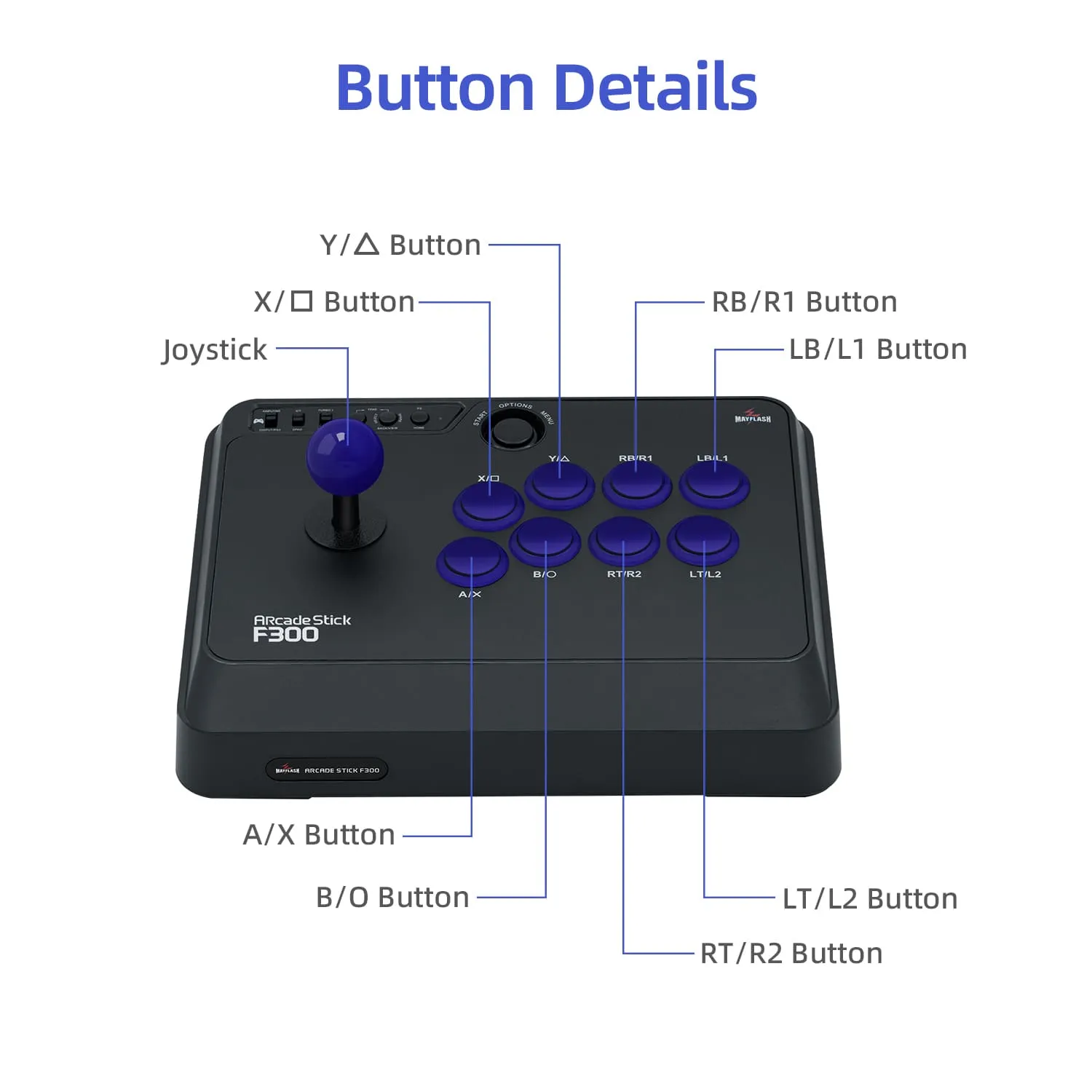 Mayflash Arcade Fightstick Joystick F300