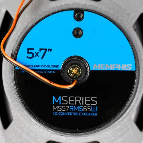 Memphis Audio 5x7" 65 Watt Coaxial Speakers In Line Crossovers Tweeters MS57