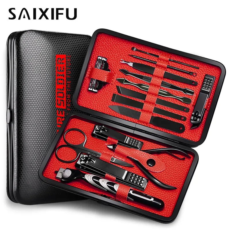 Men's Manicure Travel Clipper Set with Case