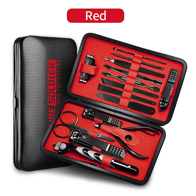 Men's Manicure Travel Clipper Set with Case