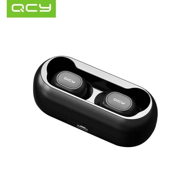 Mini Dual V5.0 Wireless Bluetooth 3D Stereo Sound Earbuds with Dual Microphone and Charging box