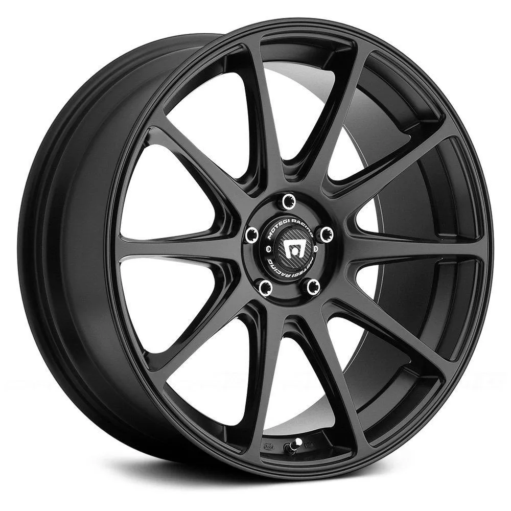 Motegi Racing MR127 Wheels (17x8 5x100  38) Satin Black