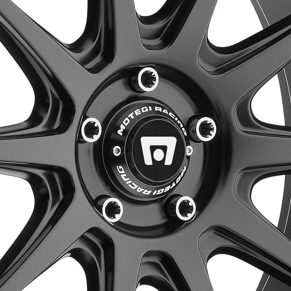 Motegi Racing MR127 Wheels (17x8 5x100  38) Satin Black