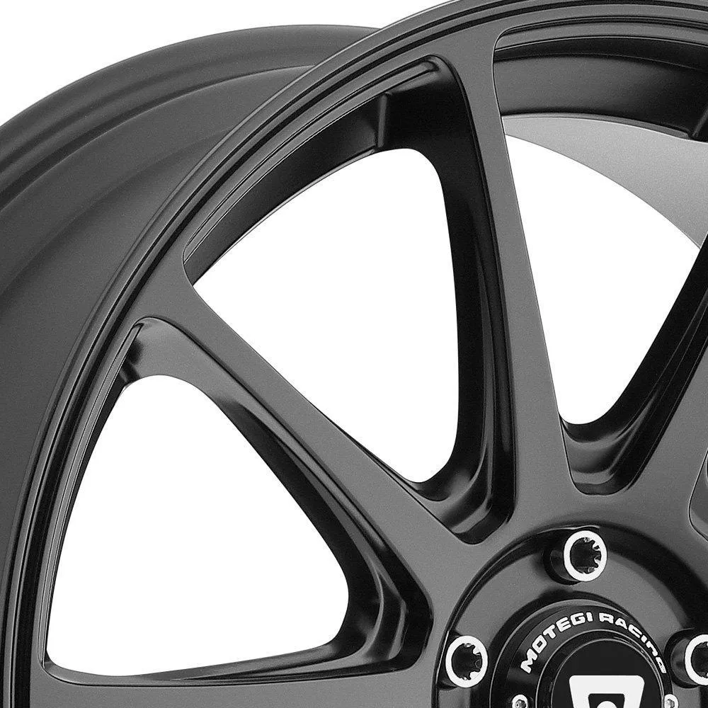 Motegi Racing MR127 Wheels (17x8 5x100  38) Satin Black