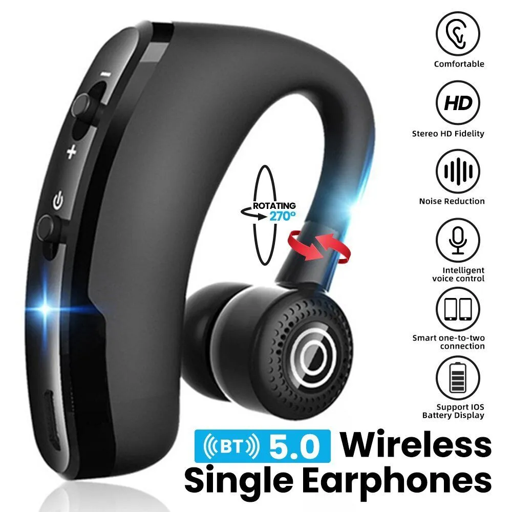 Mpow Wireless Earphone Phone Calling Ear Hook Bluetooth Headphone Driving Handsfree