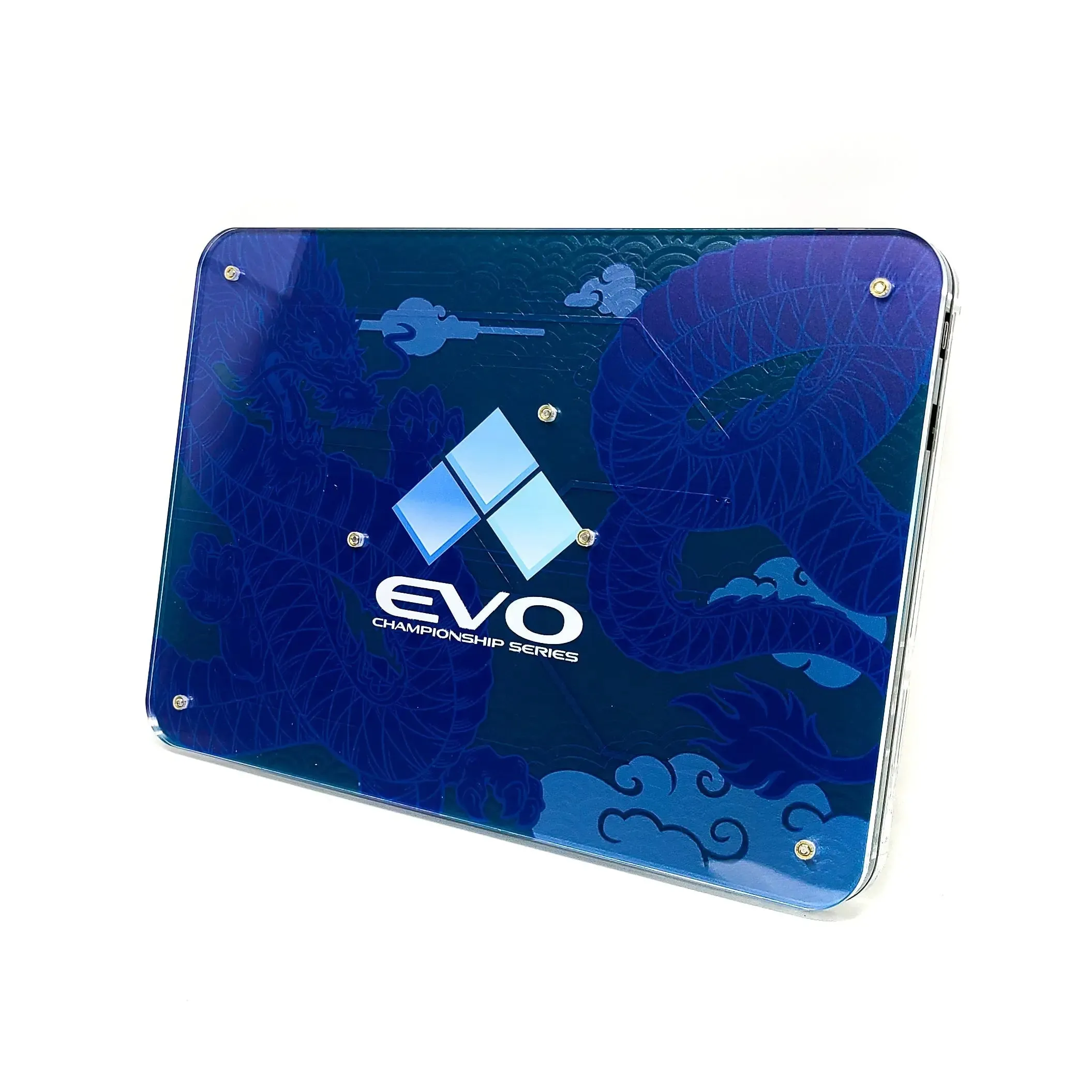 MPress Fighting Case Evo Custom Edition - BLUE PCB   Silver Trace