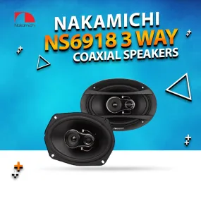 Nakamichi 3 Way Coaxial Speakers - NS6918