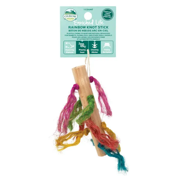 Oxbow Enriched Life Rainbow Knot Stick