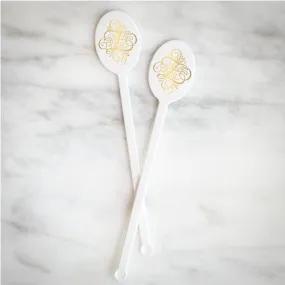 Personalized Initial Wedding Stir Stick