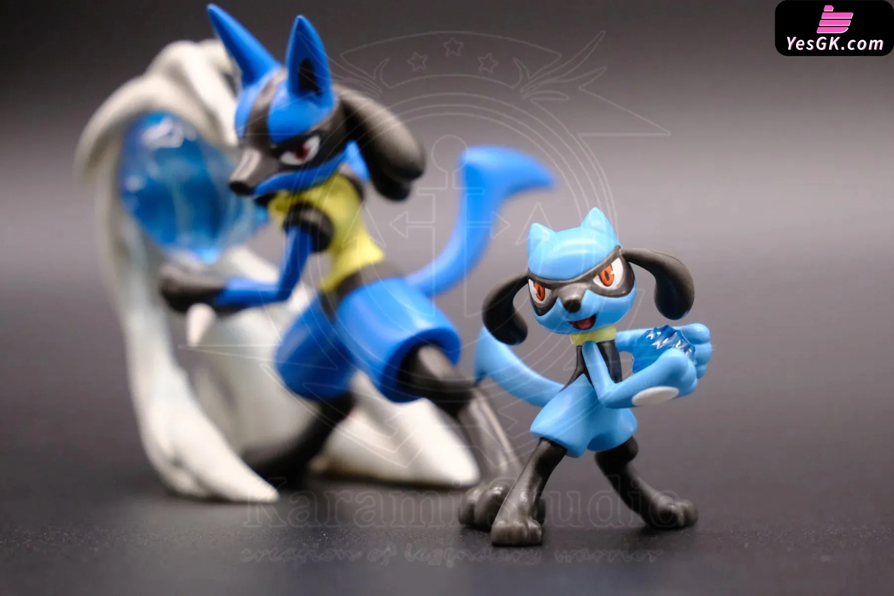 Pokémon Riolu & Lucario Statue - Karami Studio [Pre-Order]