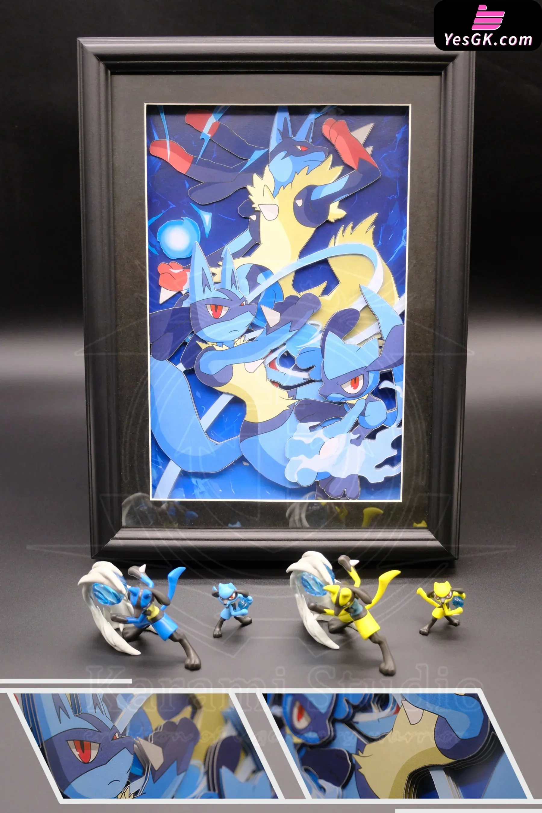 Pokémon Riolu & Lucario Statue - Karami Studio [Pre-Order]