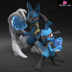 Pokémon Riolu & Lucario Statue - Karami Studio [Pre-Order]