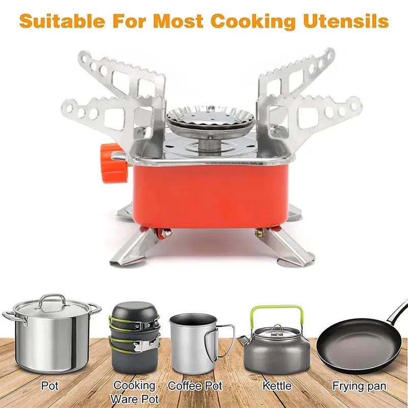 Portable Folding Camping Stove Strong Fire Heater