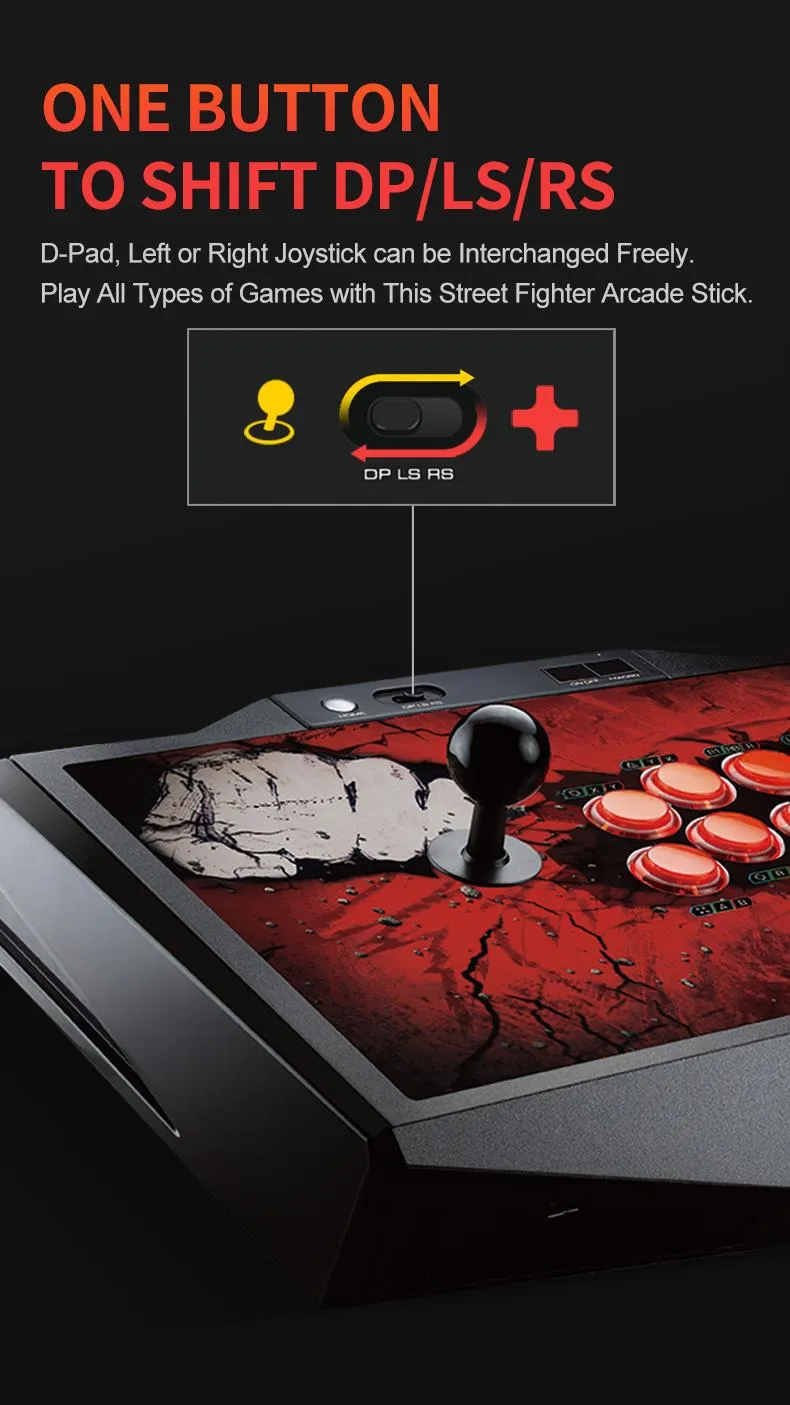 PXN X9 Premium Arcade Fighting Stick with Sanwa Buttons