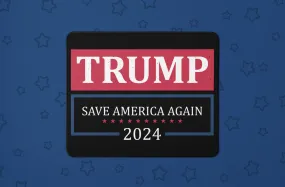 "Trump Save America Again 2024" Mouse Pads