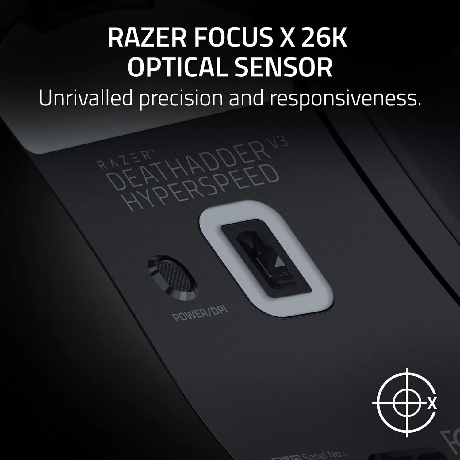 Razer DeathAdder V3 HyperSpeed 超輕量無線人體工學電競滑鼠 送Razer Sphex V3 滑鼠墊 - Small