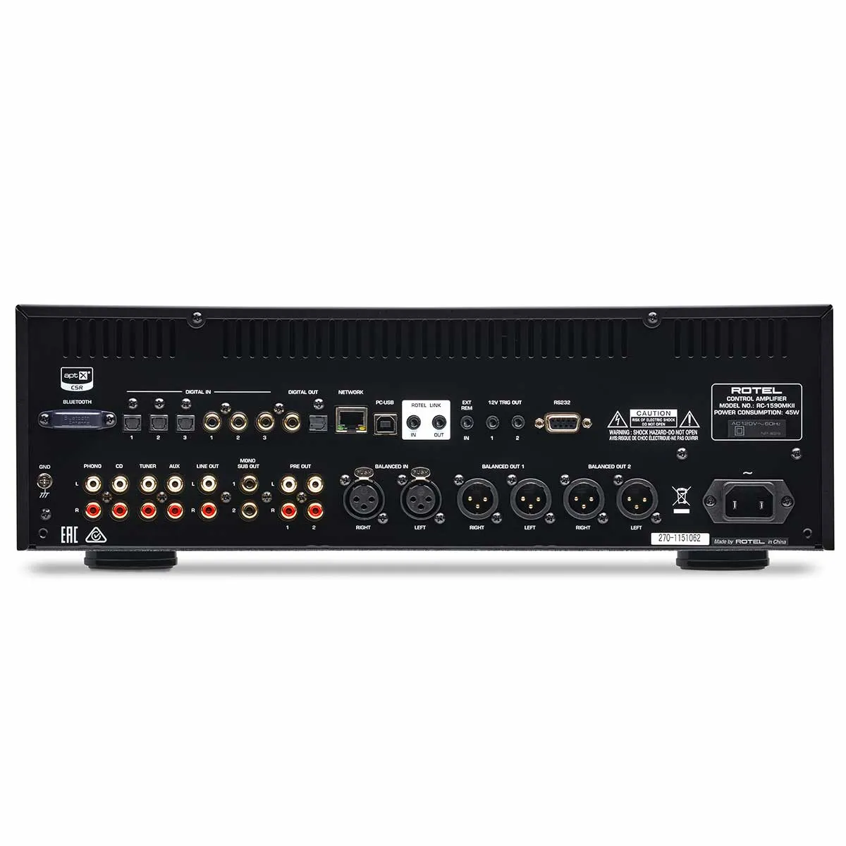 Rotel RC-1590 MKII Stereo Preamplifier