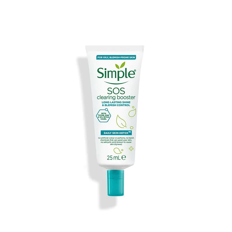 Simple Sos Clearing Booster Long Lasting Shine & Blemish Control 25Ml