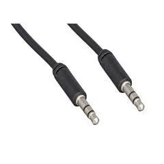 Slim Mold Aux Cable,  3.5mm Stereo Male to 3.5mm Stereo Male, 3 foot